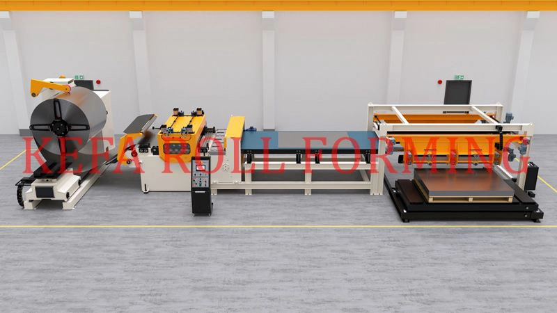 Aluminum Steel Cut to Length Line Coil Leveling Cutting to Length Machine