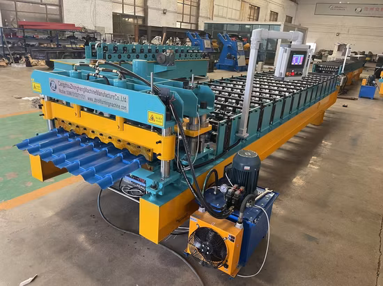Glazed Tile Metcoppo Steptiles Wall Panel Press Step Metal Roofing Sheet Roof Step Roman Longtile Q Tile Roll Forming Making Machine
