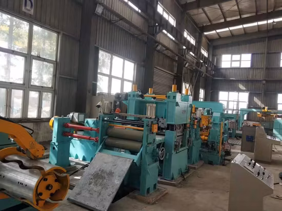 High Precision & High Speed Rotary Shear Straightener Machine Cut to Length Flying Line